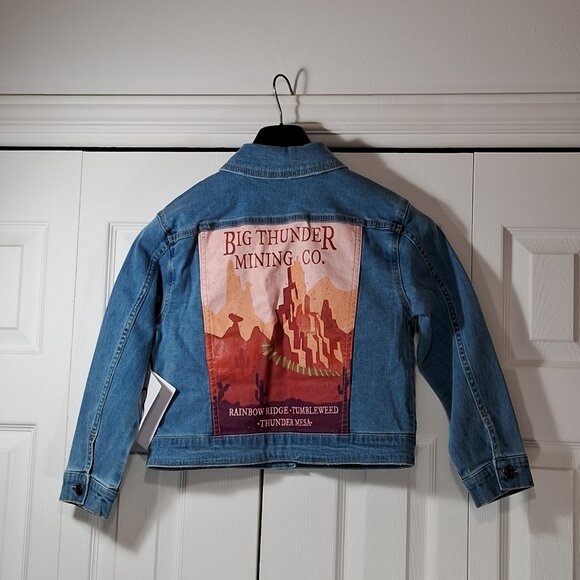 Disney Ily 4EVER Big Thunder Mountain Railroad Denim Jacket Girls - A Brand-New - Picture 3 of 15